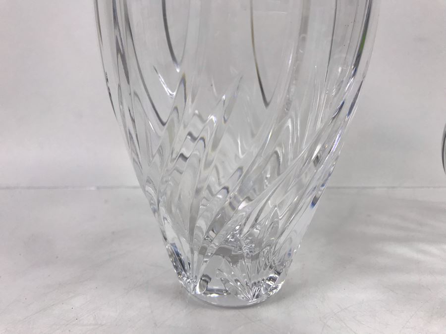 (2) Marquis By Waterford Crystal Vase 7'H And Bowl 3'H [Photo 3]