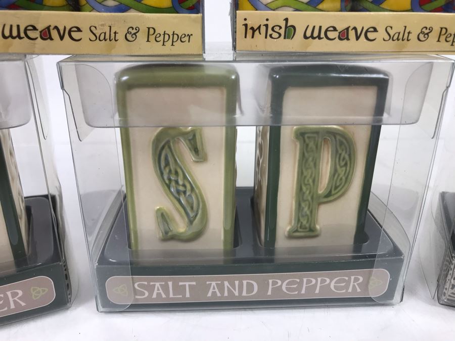 (7) New Irish Themed Salt & Pepper Shakers Retails $150 [Photo 5]