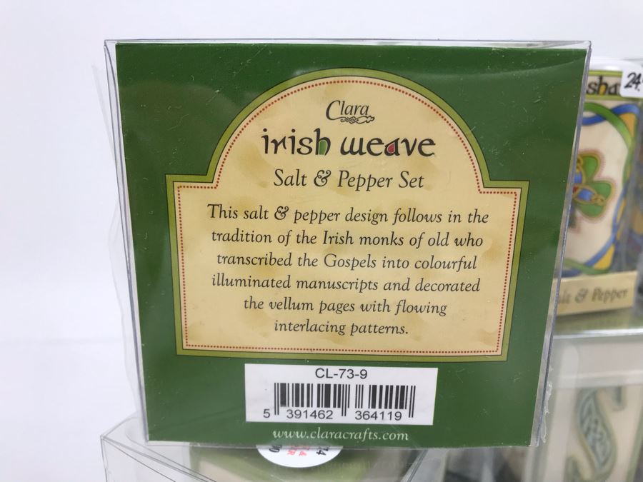 (7) New Irish Themed Salt & Pepper Shakers Retails $150 [Photo 7]