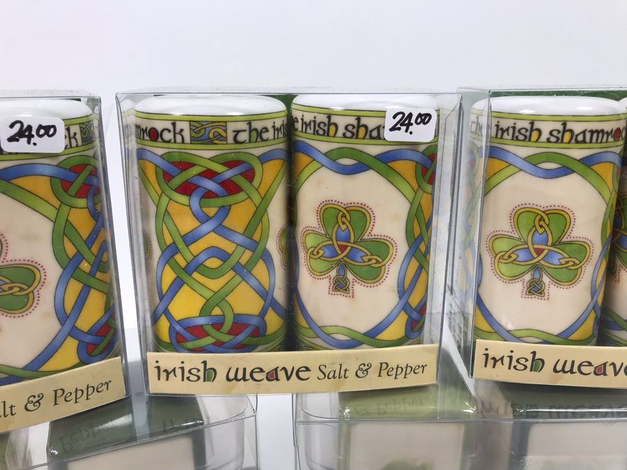 (7) New Irish Themed Salt & Pepper Shakers Retails $150 [Photo 4]