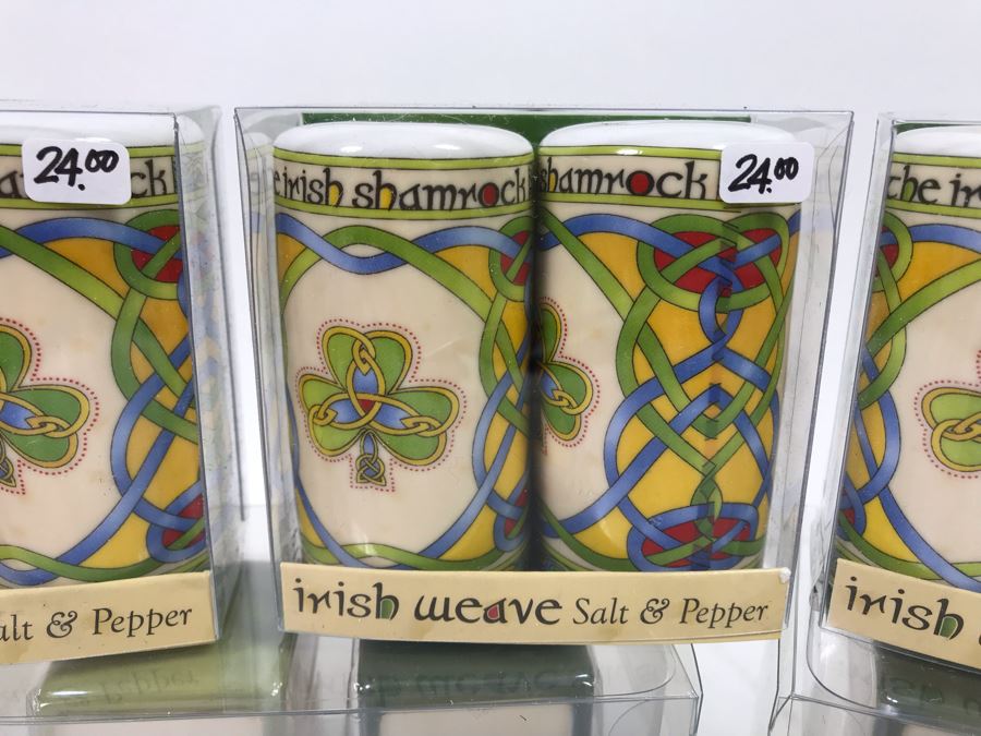 (7) New Irish Themed Salt & Pepper Shakers Retails $150 [Photo 3]