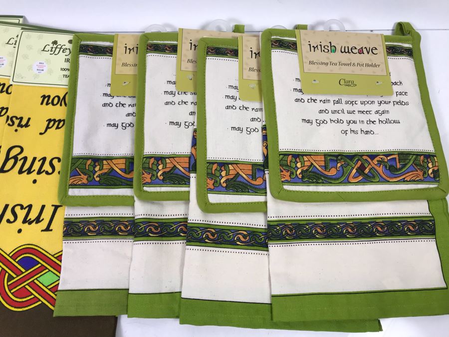 New Irish Tea Towels And Oven Mitts & Pot Holders Retails $216 [Photo 10]