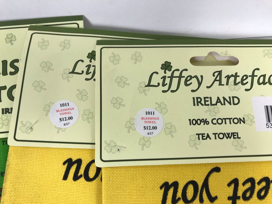 New Irish Tea Towels And Oven Mitts & Pot Holders Retails $216 [Photo 14]