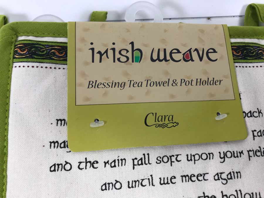 New Irish Tea Towels And Oven Mitts & Pot Holders Retails $216 [Photo 11]