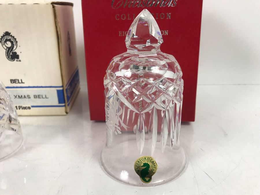 Pair Of Waterford Crystal Bells With Boxes [Photo 2]