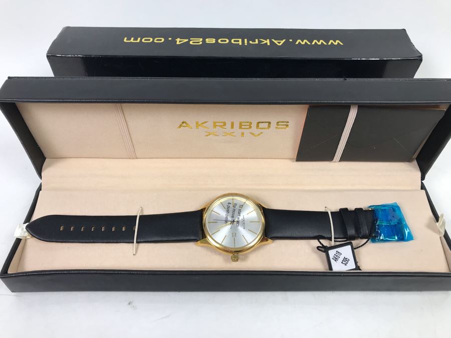 New Akribox XXIV Mens Watch Retails $395