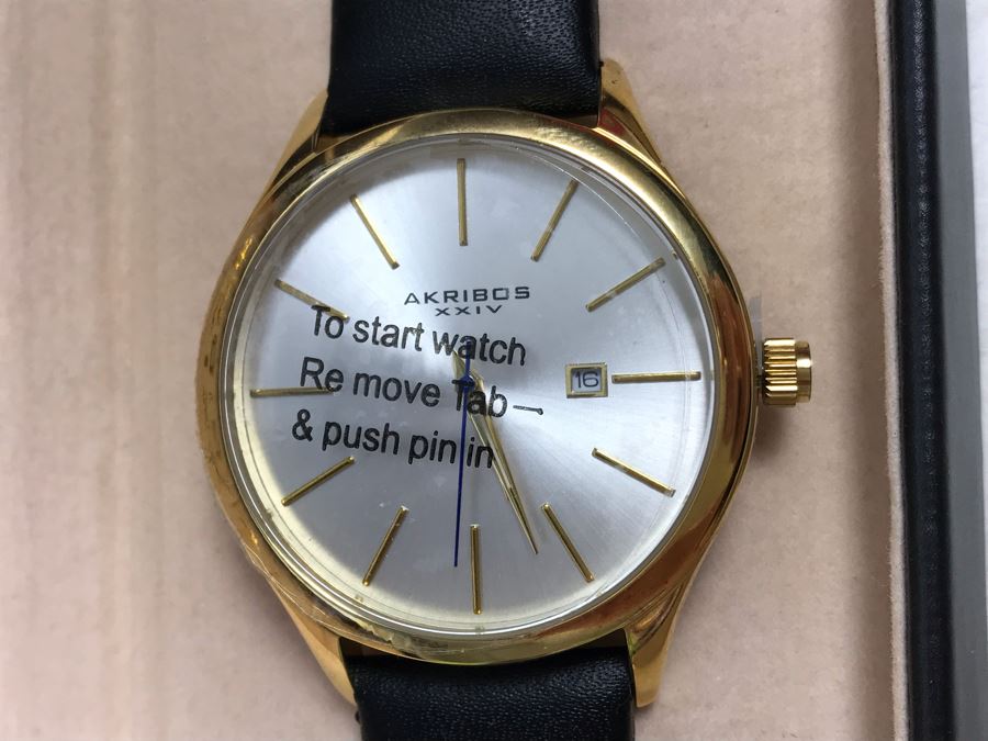 New Akribox XXIV Mens Watch Retails $395 [Photo 3]