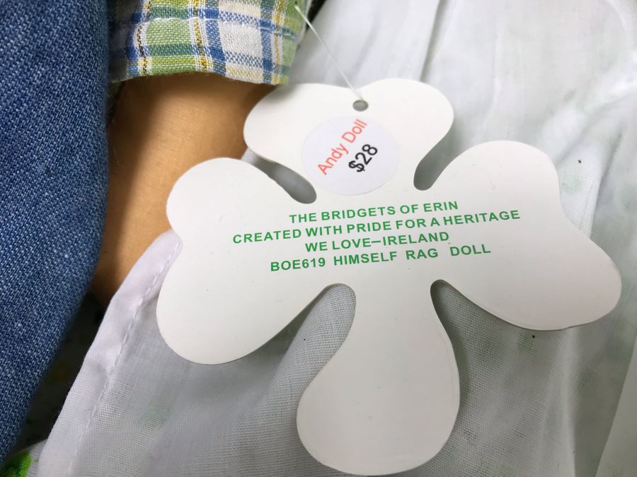 New Irish Rag Dolls And Irish Bears Retails $184 [Photo 9]