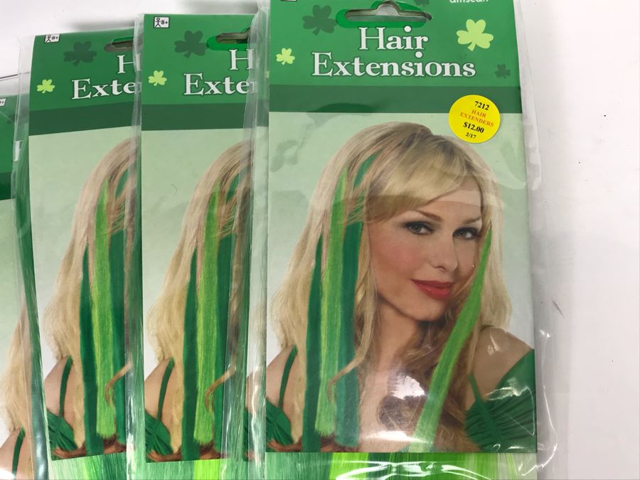 New Irish Themed Costume Lot Including Hair Extensions, Bandanas, Suspenders And Barrettes Retails $170 [Photo 3]