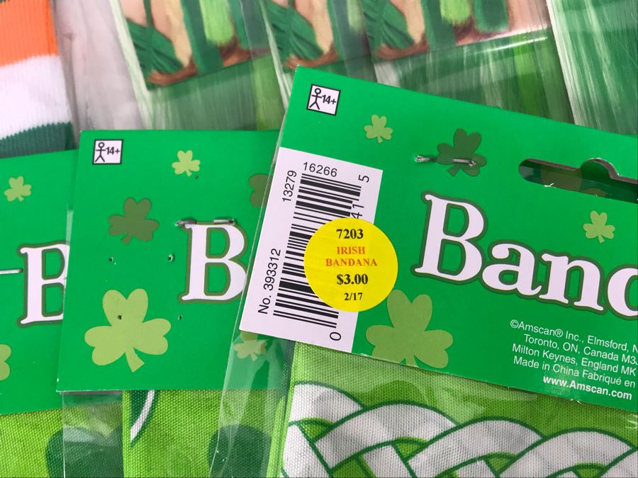 New Irish Themed Costume Lot Including Hair Extensions, Bandanas, Suspenders And Barrettes Retails $170 [Photo 10]