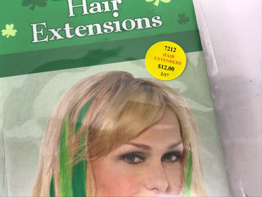 New Irish Themed Costume Lot Including Hair Extensions, Bandanas, Suspenders And Barrettes Retails $170 [Photo 5]