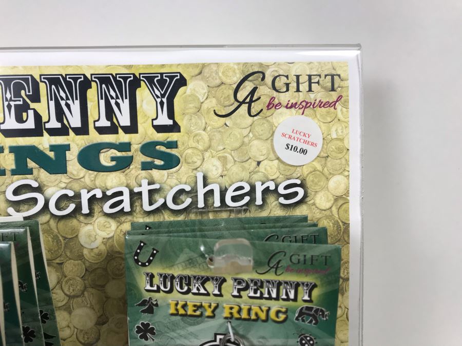 (32) Lucky Penny Key Rings With Store Display Retails Over $320 [Photo 4]