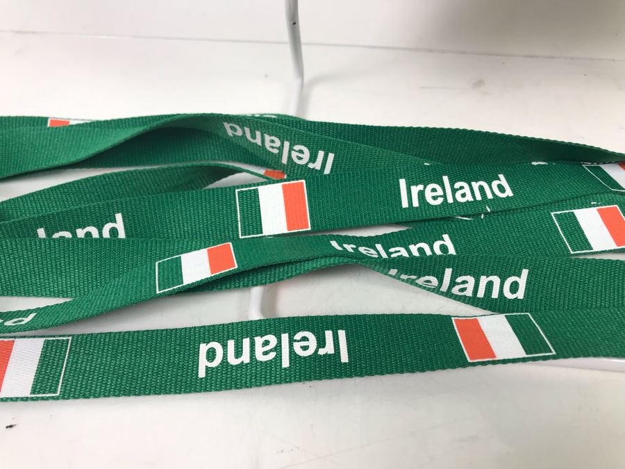 (13) New Irish Tac Pins, (3) Ireland Boxing Gloves And (4) Irish Lanyards With Retail Display Rack Retails Over $100 [Photo 11]