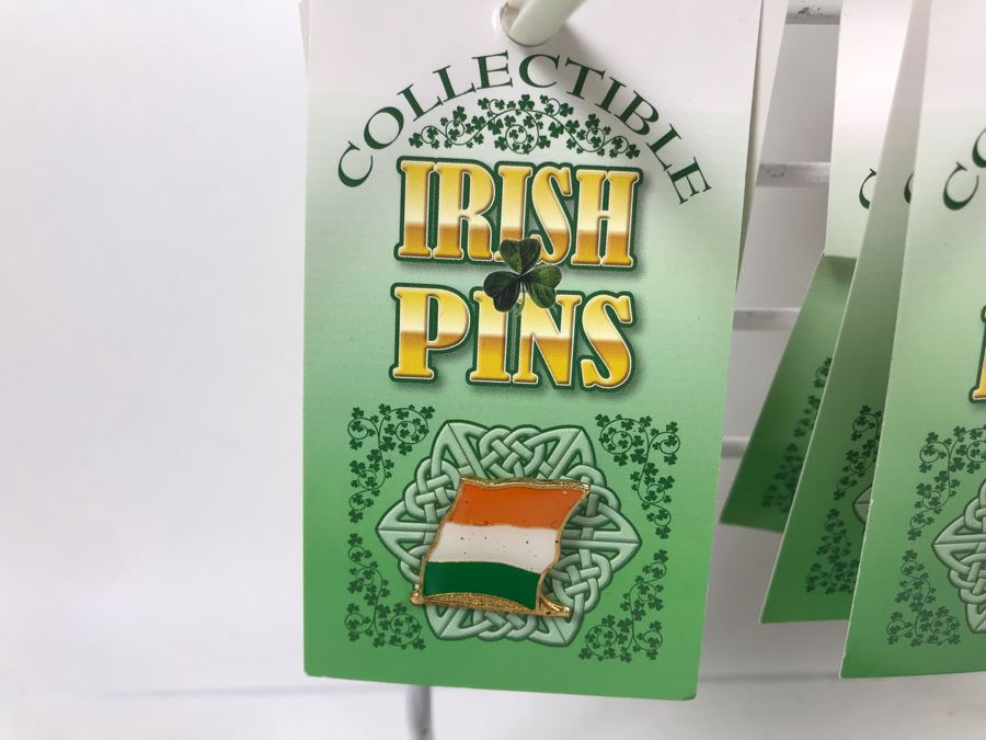 (13) New Irish Tac Pins, (3) Ireland Boxing Gloves And (4) Irish Lanyards With Retail Display Rack Retails Over $100 [Photo 8]