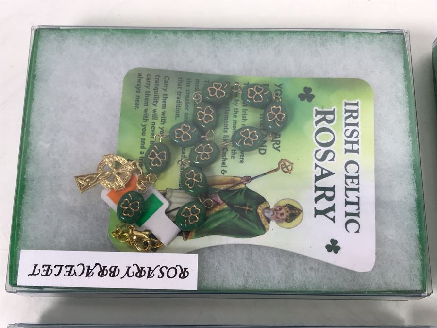 (4) New Irish Rosary Bracelets (Pair Of Connemara Marble Bracelets) Retails $209 [Photo 6]