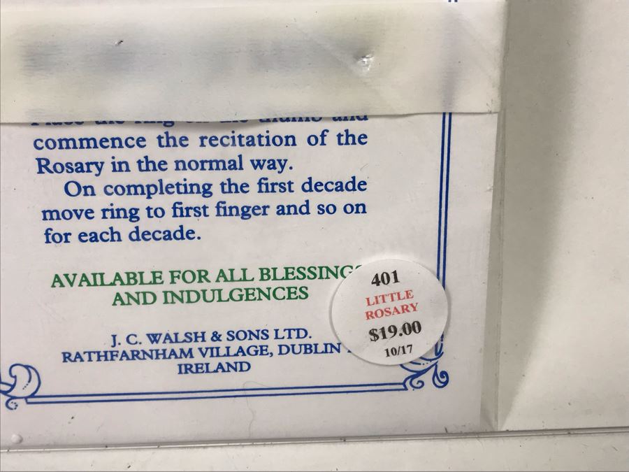 New Irish Rosary Lot Retails $317 [Photo 5]