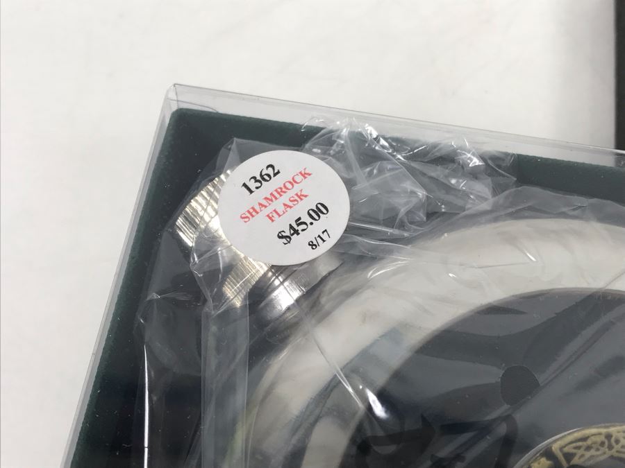 New Irish Slainte Flask By Robert Emmet, Leather Irish Purse And Irish Themed Touch Pen Stylus Retails $97 [Photo 5]