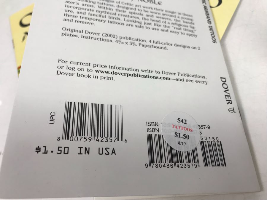 (3) New Irish Celtic Stickers And Seals, Roman Irish Rosary, (6) Celtic Armband Tattoos, (5) Fun With Celtic Stencils And (5) Visions Of Ireland DVD Movie Postcards Retails $95 [Photo 16]