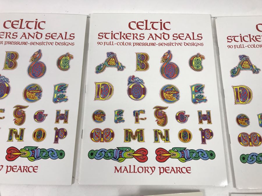 (3) New Irish Celtic Stickers And Seals, Roman Irish Rosary, (6) Celtic Armband Tattoos, (5) Fun With Celtic Stencils And (5) Visions Of Ireland DVD Movie Postcards Retails $95 [Photo 8]