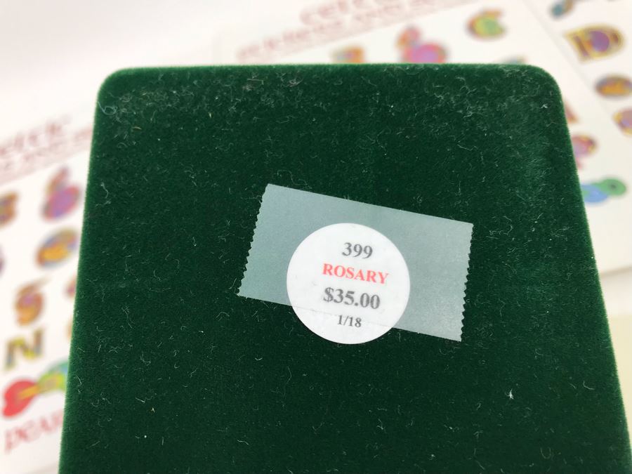 (3) New Irish Celtic Stickers And Seals, Roman Irish Rosary, (6) Celtic Armband Tattoos, (5) Fun With Celtic Stencils And (5) Visions Of Ireland DVD Movie Postcards Retails $95 [Photo 19]