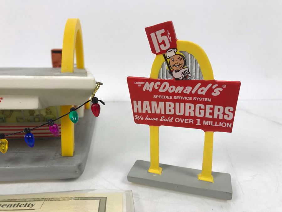 McDonald's McMemories Limited Edition Cermaic Sculpture 40th Anniversary Of The First Classic McDonalds [Photo 4]