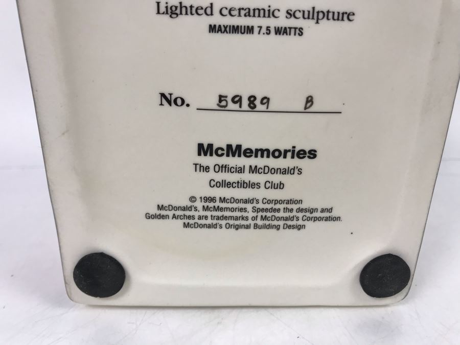 McDonald's McMemories Limited Edition Cermaic Sculpture 40th Anniversary Of The First Classic McDonalds [Photo 14]