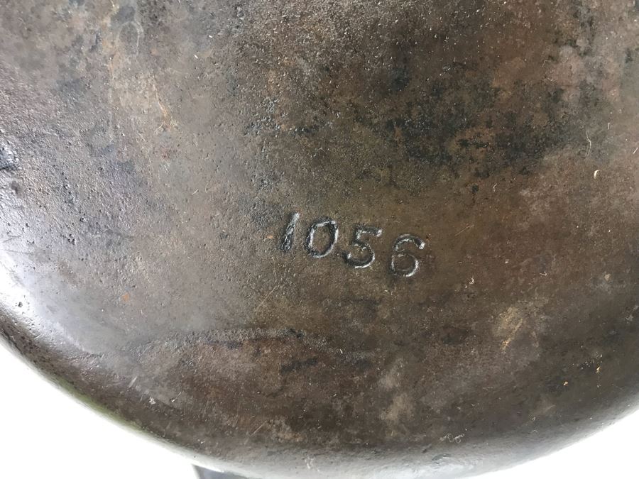 Vintage Wagner Ware Sidney Cast Iron Skillet 0 1056 9.5' [Photo 8]