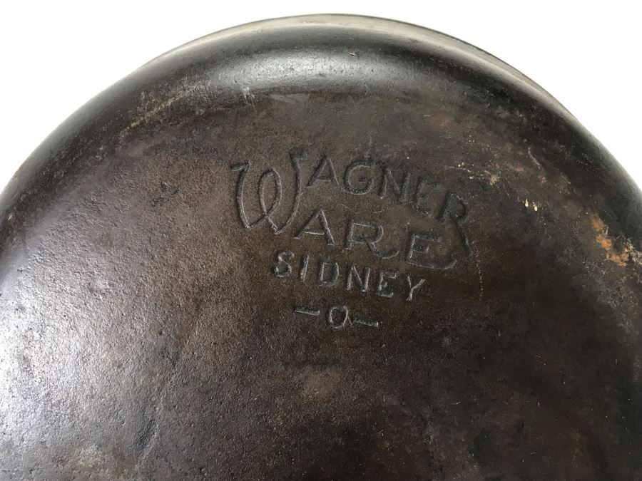 Vintage Wagner Ware Sidney Cast Iron Skillet 0 1056 9.5' [Photo 7]