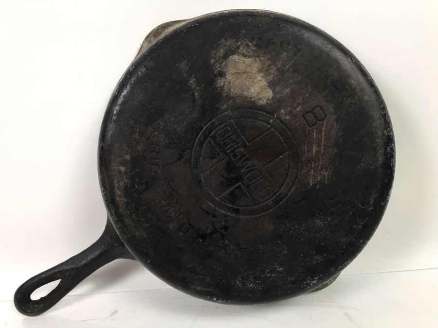 Vintage Griswold Erie PA Cast Iron Skillet 8 11' [Photo 3]