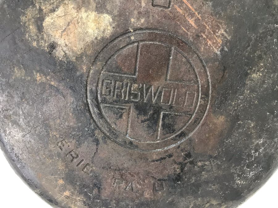 Vintage Griswold Erie PA Cast Iron Skillet 8 11' [Photo 5]