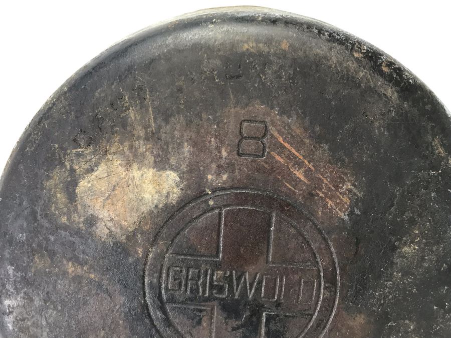 Vintage Griswold Erie PA Cast Iron Skillet 8 11' [Photo 6]