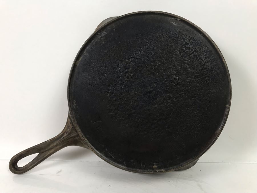 Vintage Wagner Ware Sidney Cast Iron Skillet 7 E 10' [Photo 7]