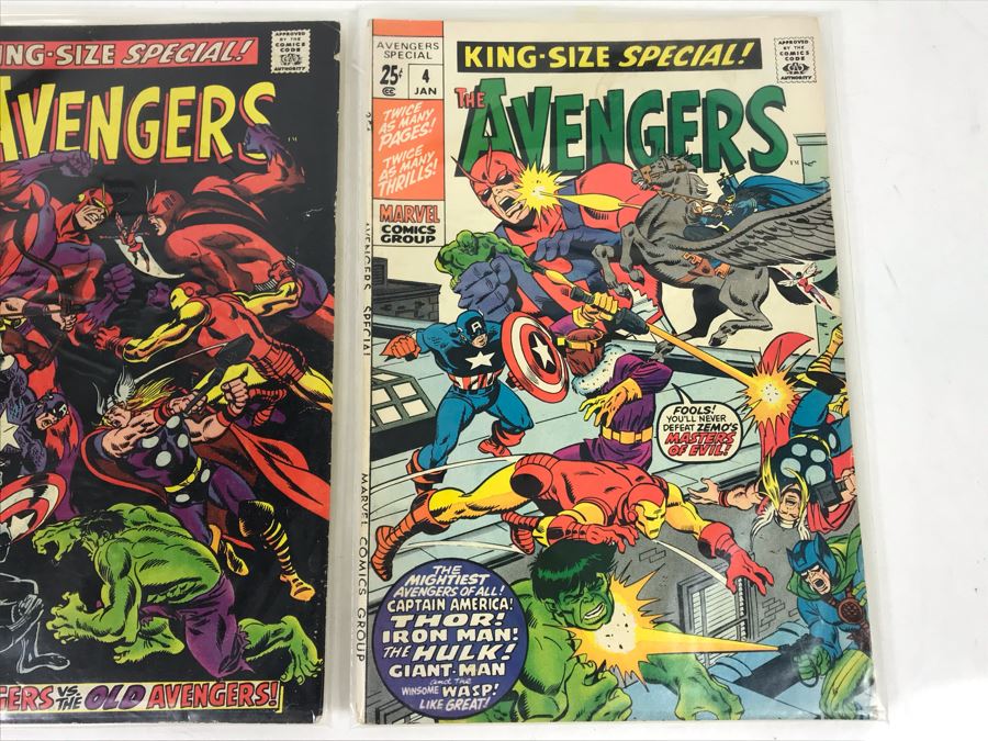 Vintage Marvel Comics Group The Avengers King-Size Special #2 And #4 [Photo 4]