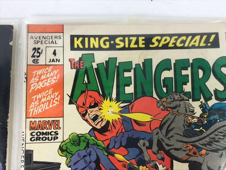 Vintage Marvel Comics Group The Avengers King-Size Special #2 And #4 [Photo 7]