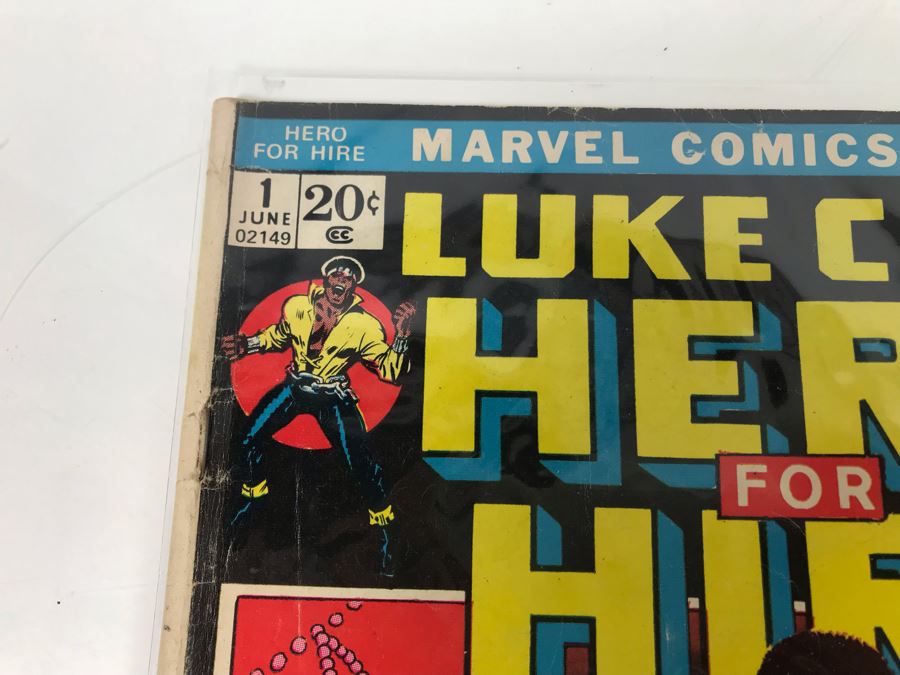 Vintage Marvel Comics Group Luke Cage, Hero For Hire #1 And #12 [Photo 4]