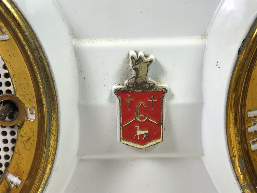 Very Cool Art Deco Crosley Vintage Tube Radio And Clock - Needs Servicing (Missing Several Knobs) [Photo 7]