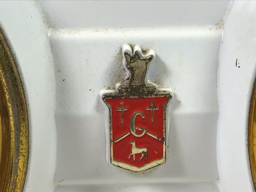 Very Cool Art Deco Crosley Vintage Tube Radio And Clock - Needs Servicing (Missing Several Knobs) [Photo 8]