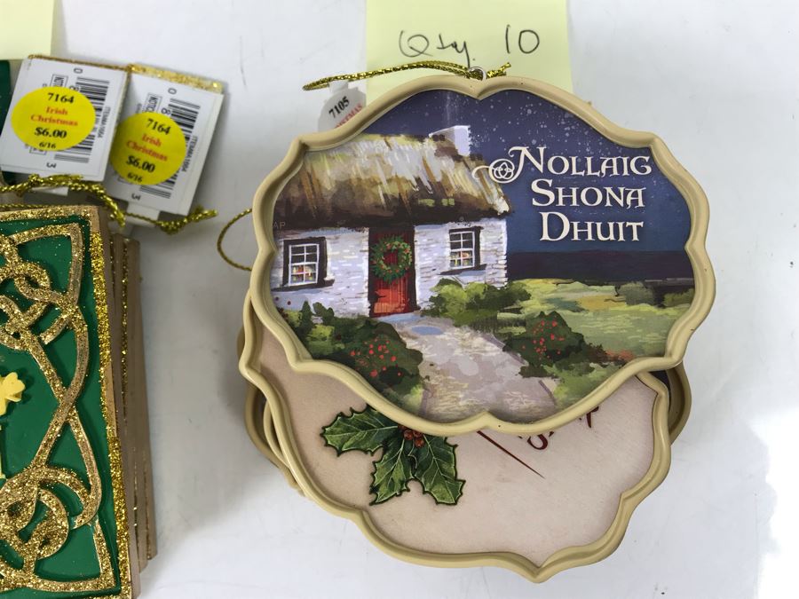 (35) Irish Themed Christmas Oranments Retails $360 [Photo 7]