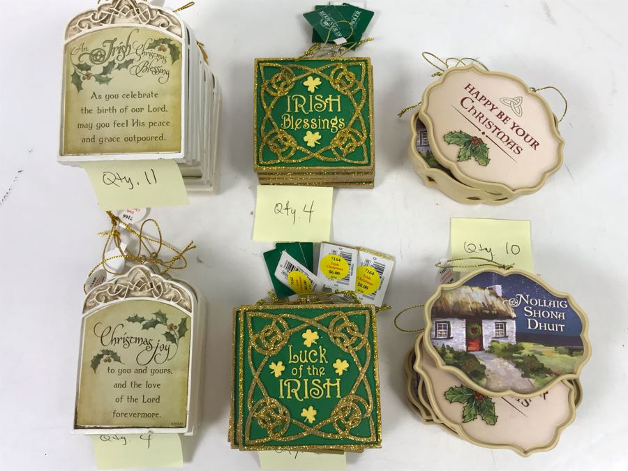 (35) Irish Themed Christmas Oranments Retails $360 [Photo 2]
