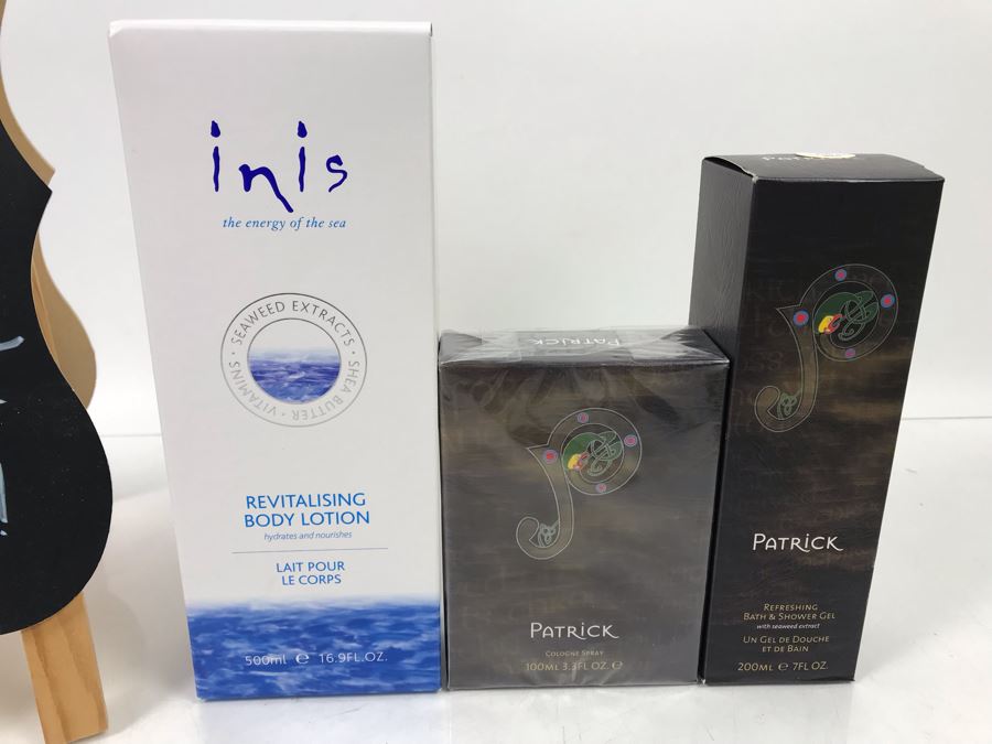 New Patrick Cologne Spray, Patrick Shower Gel, Inis Body Lotion And Chalk Board Easel Retails $159 [Photo 2]