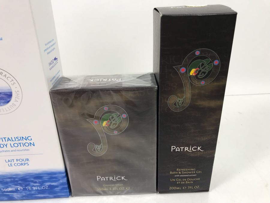 New Patrick Cologne Spray, Patrick Shower Gel, Inis Body Lotion And Chalk Board Easel Retails $159 [Photo 5]