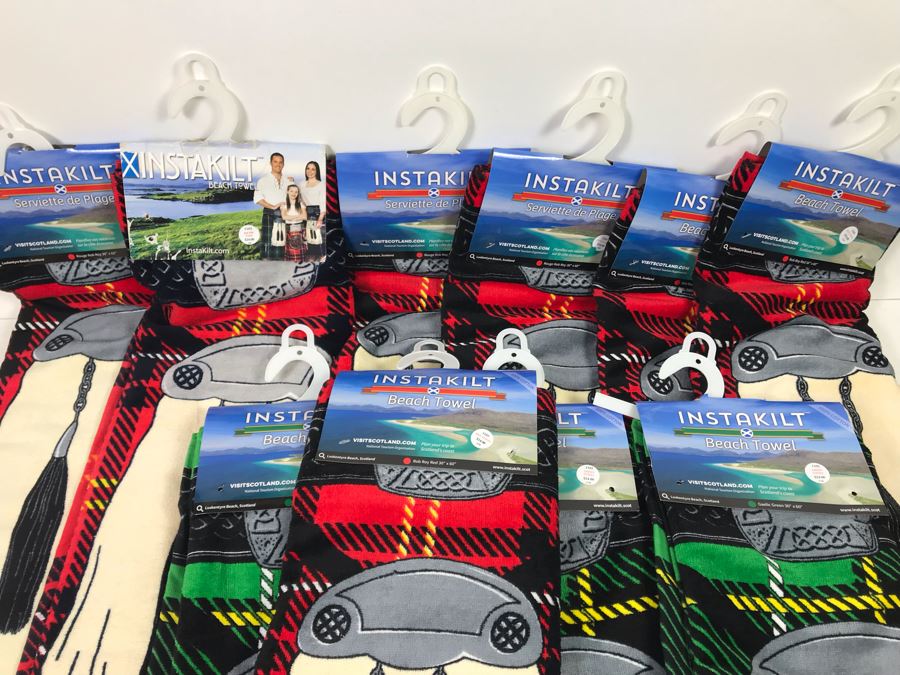 (10) New Instakilt Beach Towels Retails $240 [Photo 6]