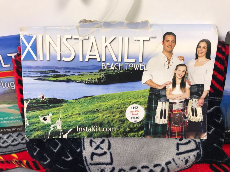 (10) New Instakilt Beach Towels Retails $240 [Photo 2]