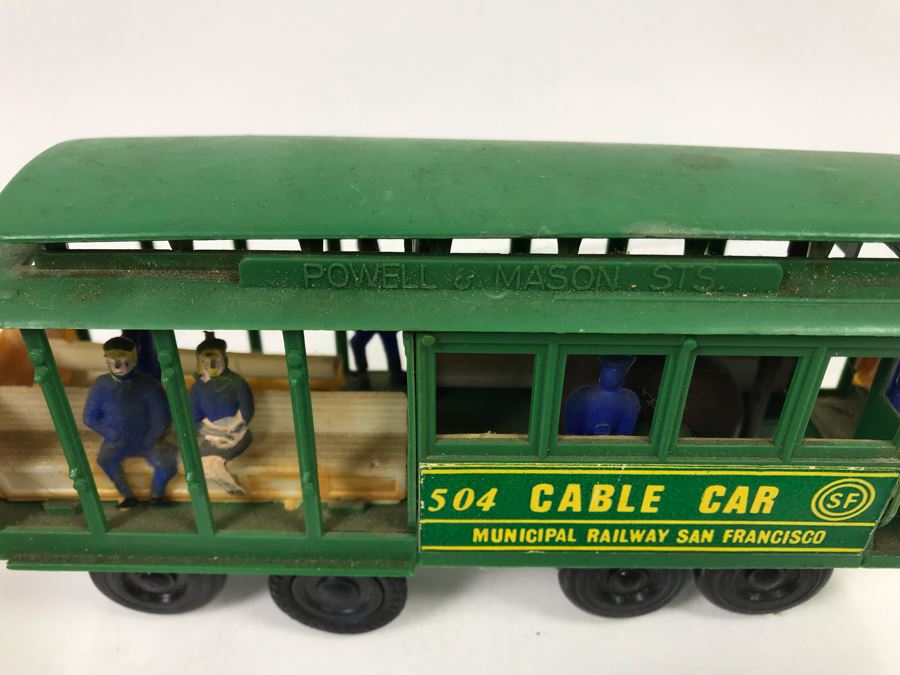 San Francisco Cable Car, California Redwood Logger Wooden Truck, KLM Boeing 747, KLM Truck, England Budgie Toy Double-Decker Bus, Oranges [Photo 9]