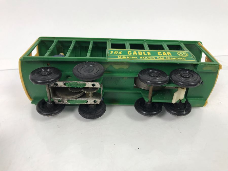 San Francisco Cable Car, California Redwood Logger Wooden Truck, KLM Boeing 747, KLM Truck, England Budgie Toy Double-Decker Bus, Oranges [Photo 10]