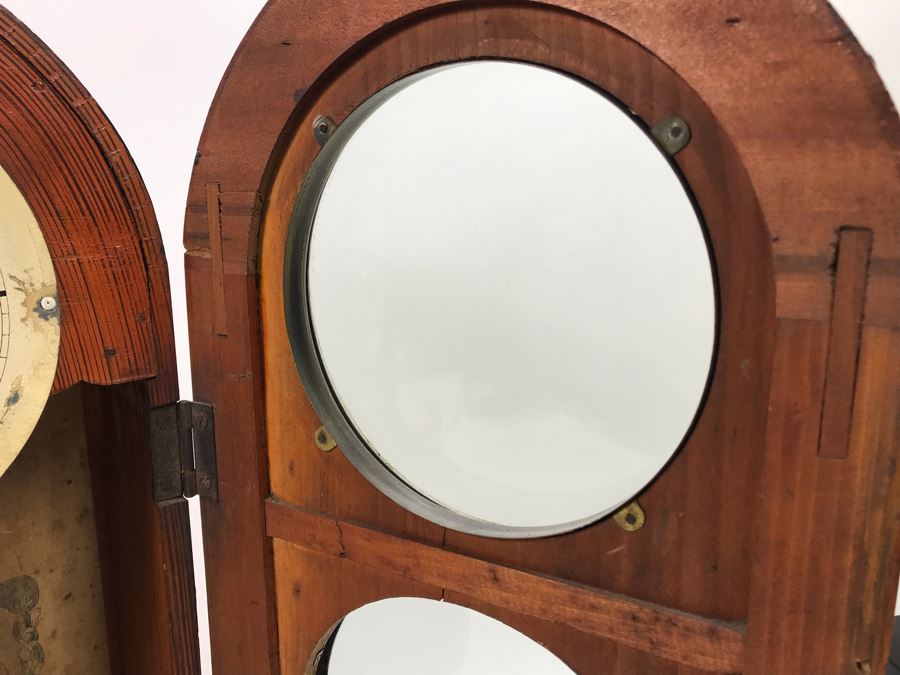 Rare Japanese Imperial Quality Horse Mark Clock By The Owari Clocks Company [Photo 27]