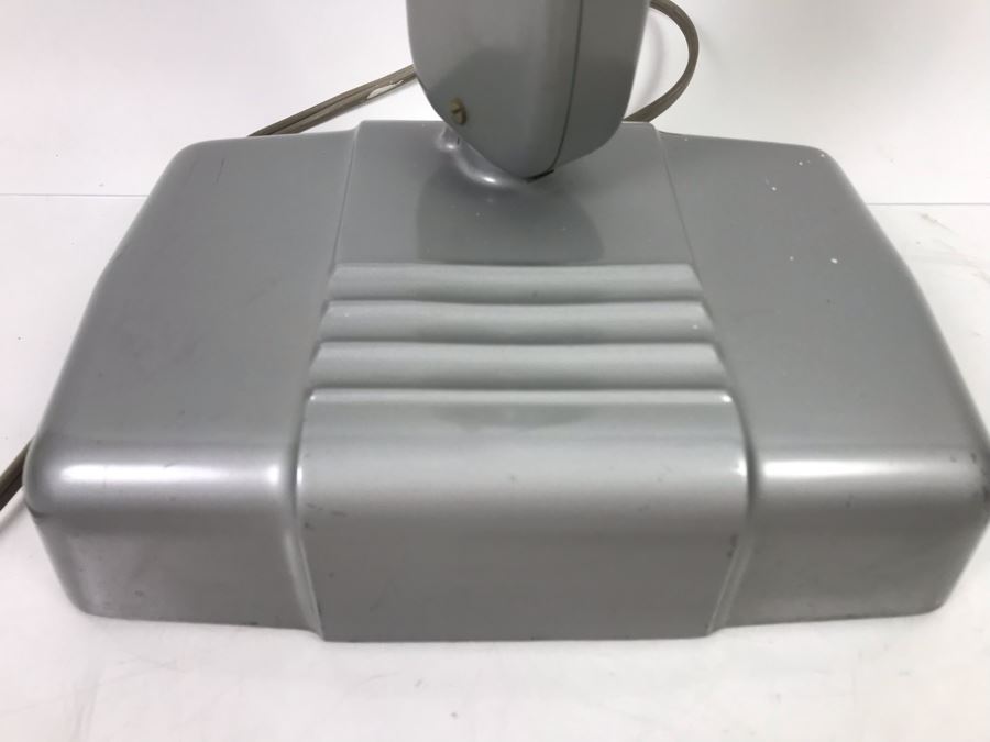 Vintage Art Deco Metal Floating Adjustable Desk Lamp Dazor Floating Light Fixture Model P-2324 By Dazor Mfg Corp St Louis, MO [Photo 7]