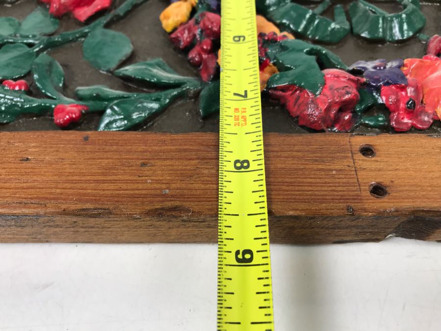 Vintage Floral Design Door Panel Wall Hanging 25' X 8.5' [Photo 9]