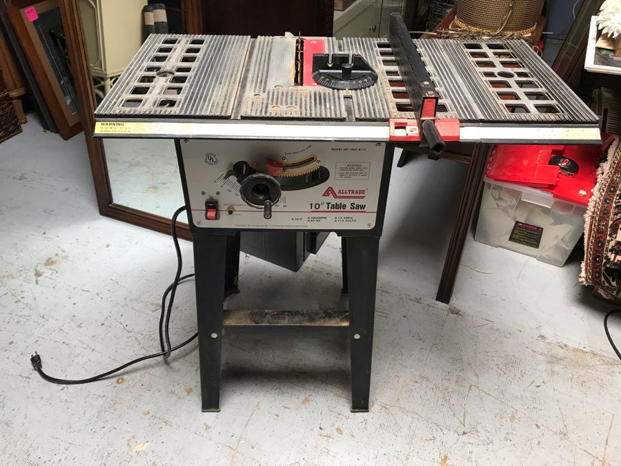 10' Table Saw By Alltrade Model 1997-B-10 [Photo 1]