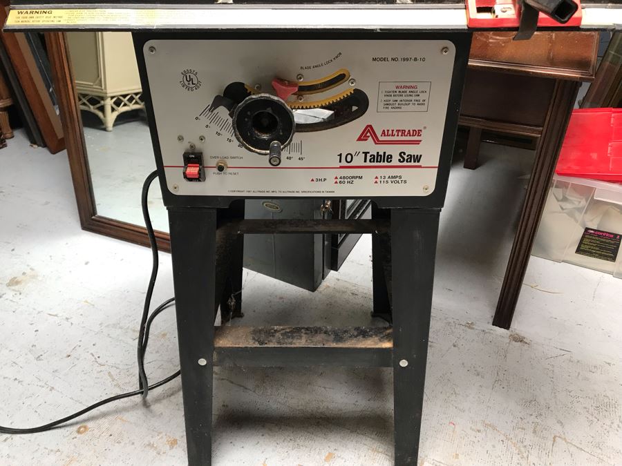 10' Table Saw By Alltrade Model 1997-B-10 [Photo 2]